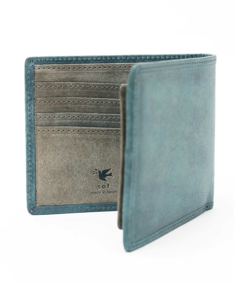 ファッション小物プエブログレイ　二つ折り財布　キーケースのセット