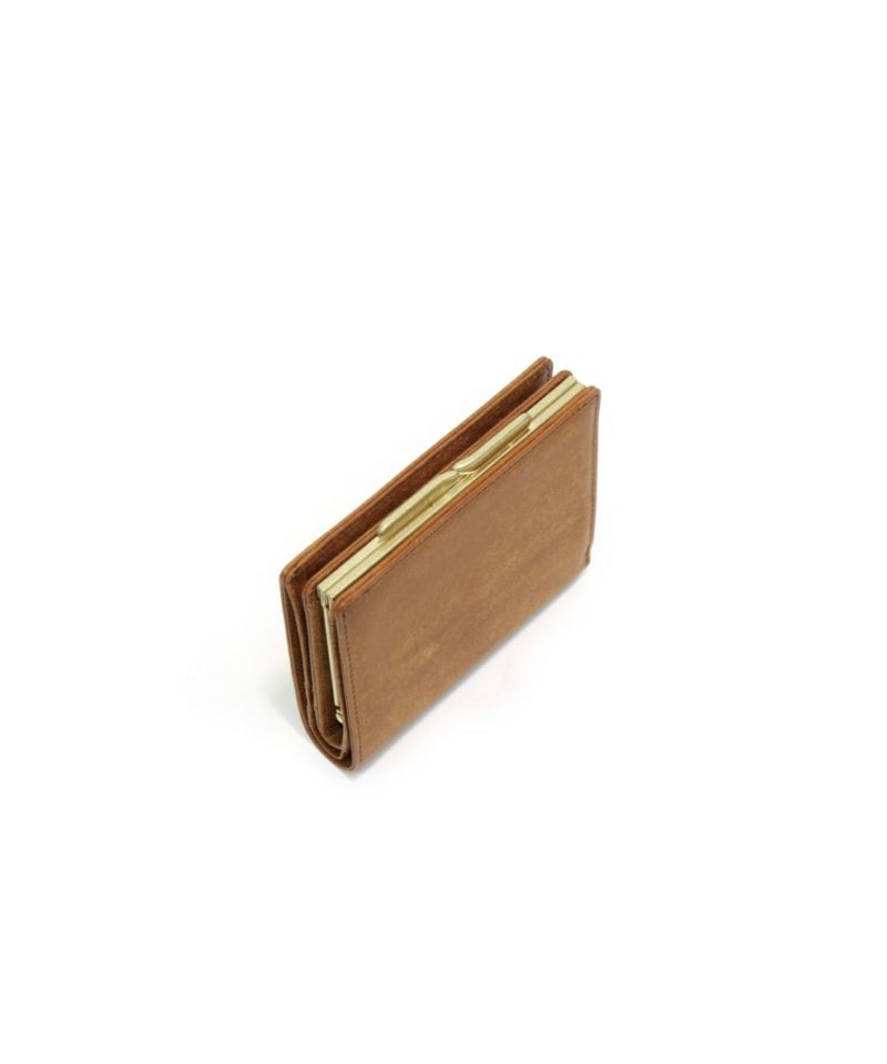 プエブロレザーがま口 二つ折り財布 | sot online store