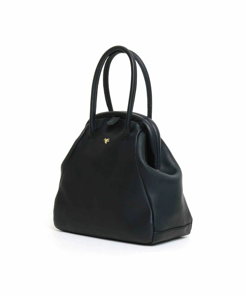ELEGANZAレザー2way がま口 ボストンバッグ | sot online store